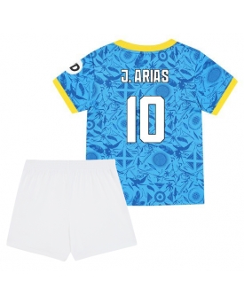 Wolves Jhon Arias #10 Maglia Gara Terza Repliche 2025-26 Bambino Maniche Corte